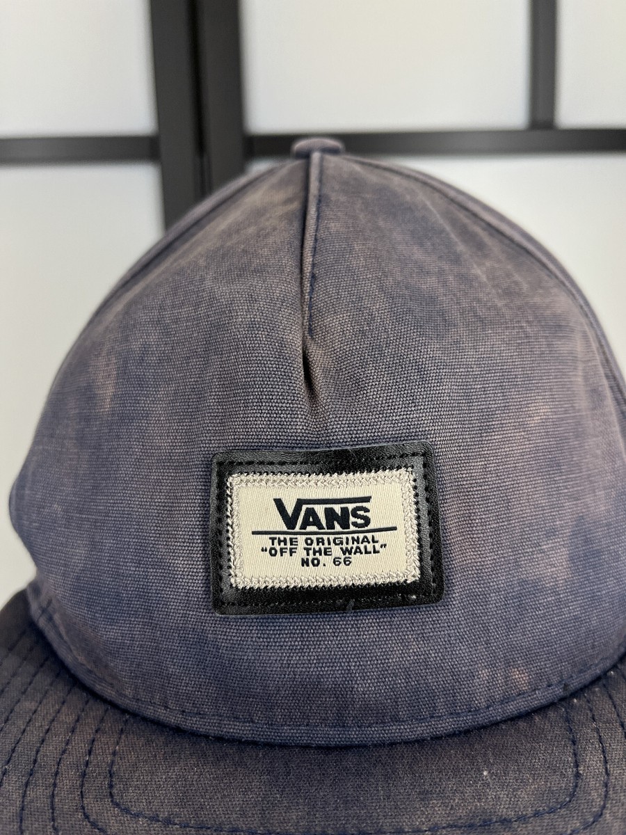 Vans Hat Cap Snap Back Adult One Size Blue The Original NO. 66 Off