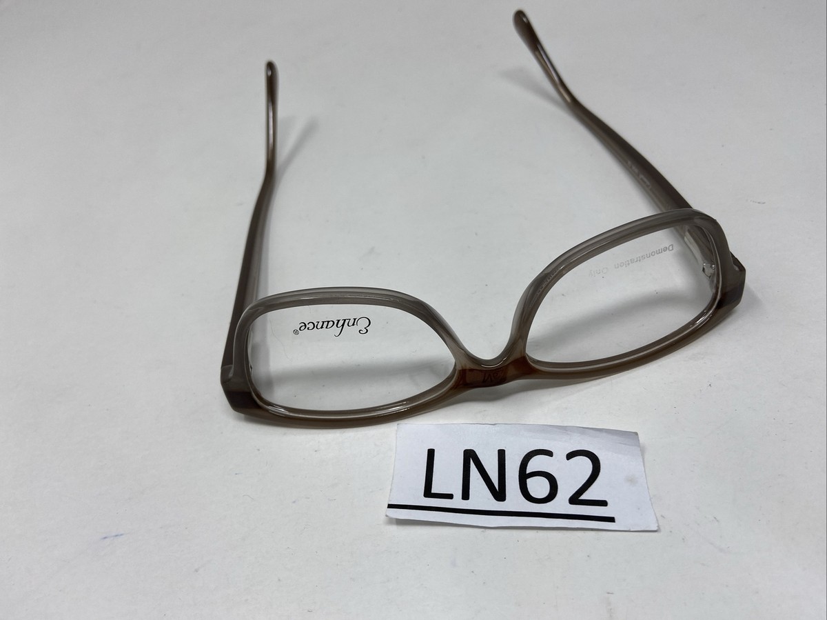 ENHANCE EYEWEAR 3906 BROWN GRAY FADE 50/15/140 FLEX HINGE 