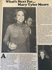 Mary Tyler Moore, Rob Reiner, Double Full Page Vintage Clipping