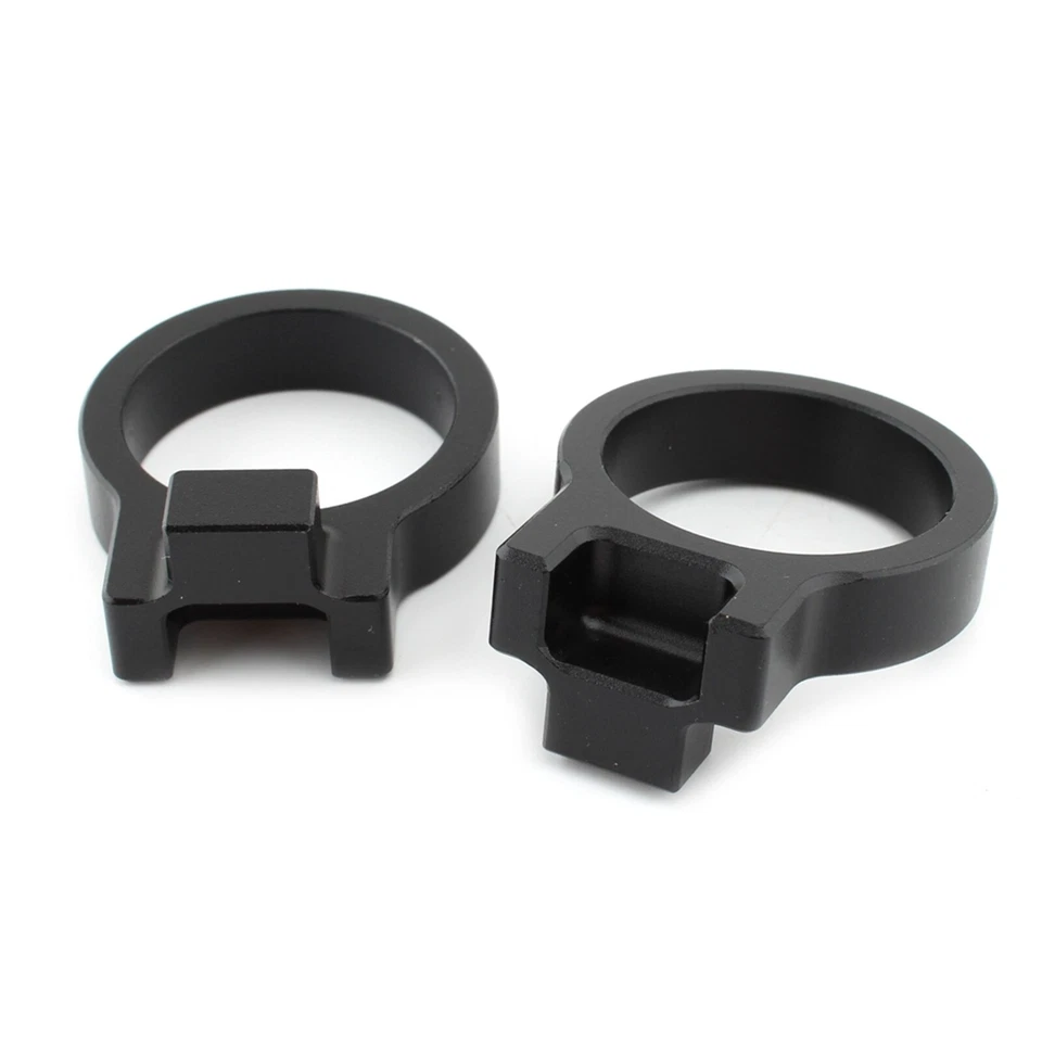 Abrazadera de montaje de manillar elevador de manillar de motocicleta de 2 piezas para Honda CBR125R JC50 Foto 2 de 4