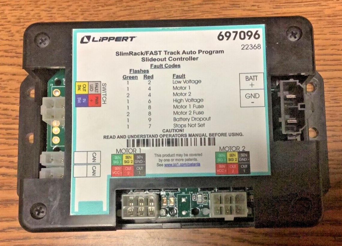 Lippert 697096 RV Trailer Onecontrol In Wall Slide Controller Assembly