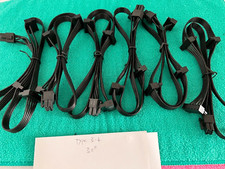 Corsair hx1200 RM1000X RM850X RM750X 6 Pin to 3x SATA Drive Cable  lot 50 pcs 