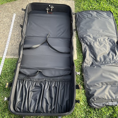 Tumi Spinner Pull Along Extended Trip 4 Wheeled Garment Bag Black 6-8 Suit Shoes - Picture 13 of 18