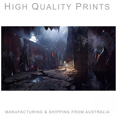 Dungeons & Dragons HQ Game Poster choose your size A4/A3/A2/90x60cm