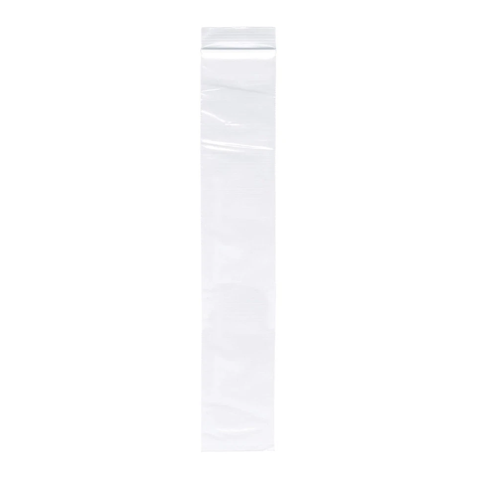 1000 pcs 2x12 Clear Plastic ZipLock Zipper Seal Top Reclosable Poly Bags 2 Mil - Image 2 of 4