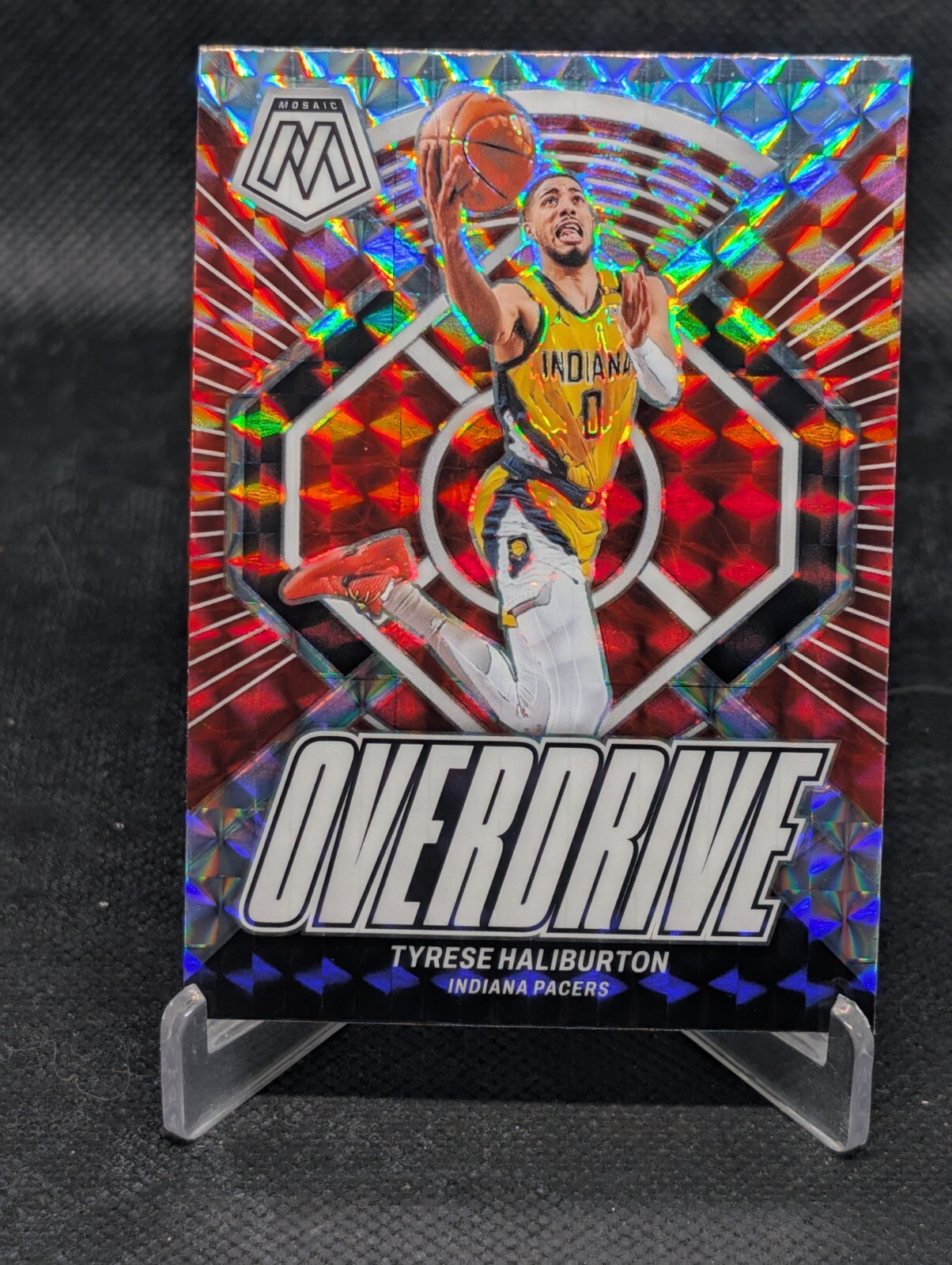 2023-24 Panini Mosaic Tyrese Haliburton Overdrive #2