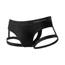 Men Boxer Trunk Shorts Underwear Jockstrap Briefs Leg Pants Garter Underpants