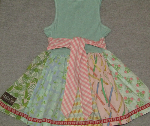 Matilda Jane Fit & Flare Dress Hello Lovely Trend Setter Tank Floral Pencils Tie - Picture 2 of 7