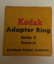 Kodak Adapter Ring Series 4 NIB Screw-In Eastman Kodak Company No. 41 Unique