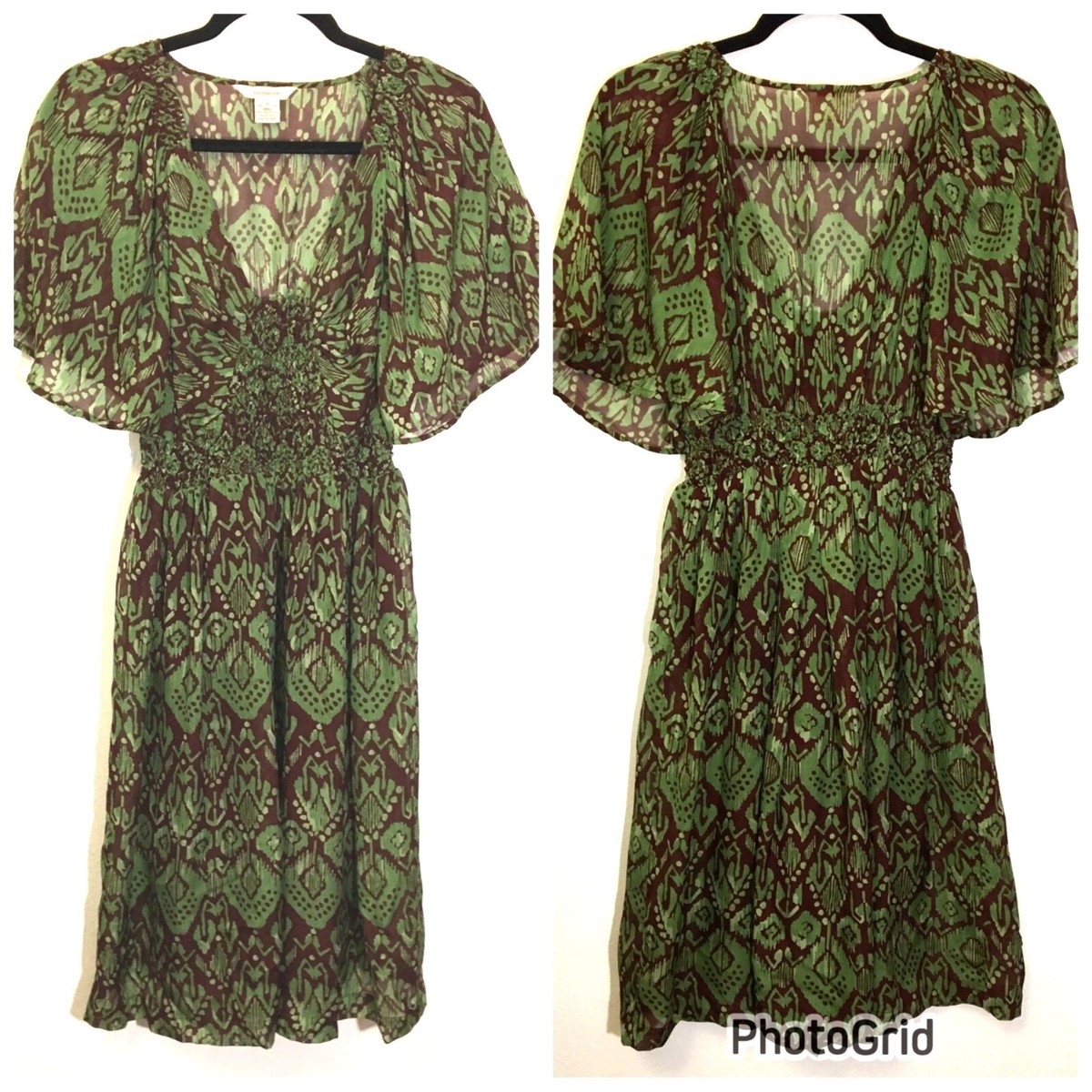 sundance silk dress Sundance Rosalind Silk Dress Lace Velvet Size 10 Coral Bohemian