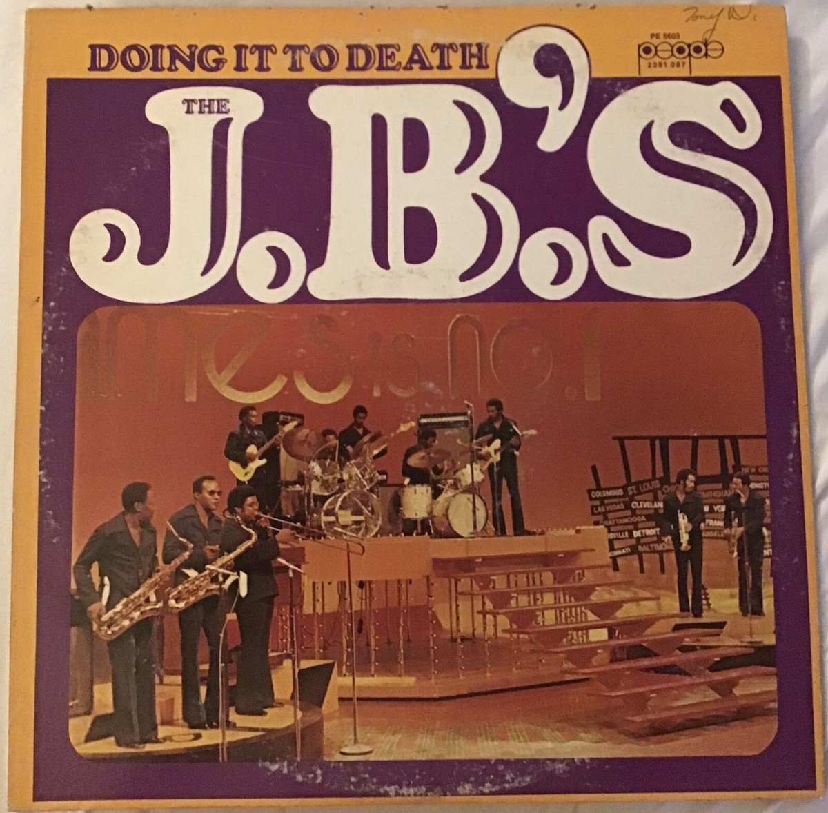 The J. B.'s lp Doing It To Death James Brown lp Polydor