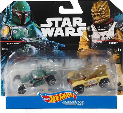 Hot Wheels Star Wars Boba Fett & Bossk DJM05 DXP94 ab 3 Jahre Neu / Ovp