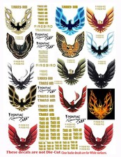 1:24 FIREBIRD TRANSAM DECALS FOR DIE-CAST, MODEL CARS  DIORAMAS DISPLAYS