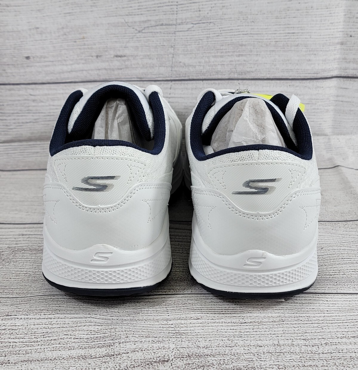 Skechers Go Golf Torque Sport Golf Shoes Relaxed Fit White/Navy Men's Size 9