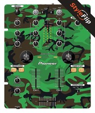 Pioneer DJM-250  Green Camo  Protective Decal  StyleFlip Skins