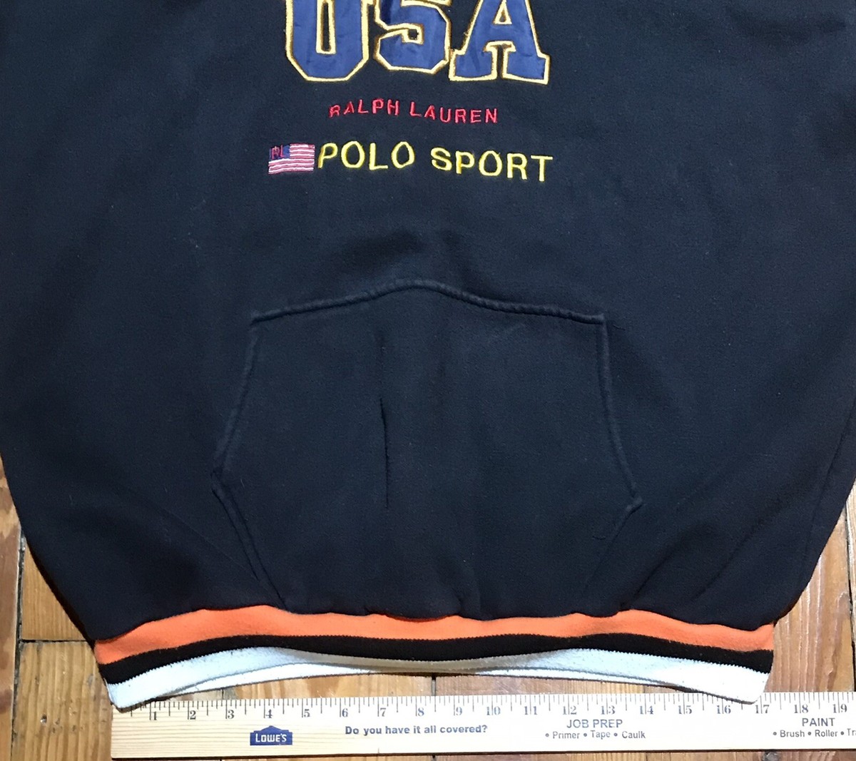 90s~ Lands’ End USA Sweatshirt Polo 90s LAND'S END polo sweat navy USA製 90s LANDS'END Sweat