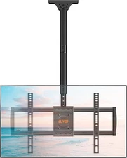 Ceiling TV Mount for Most 37-75 Inch LED, LCD OLED Flat Curved Tvs, Height Adjus