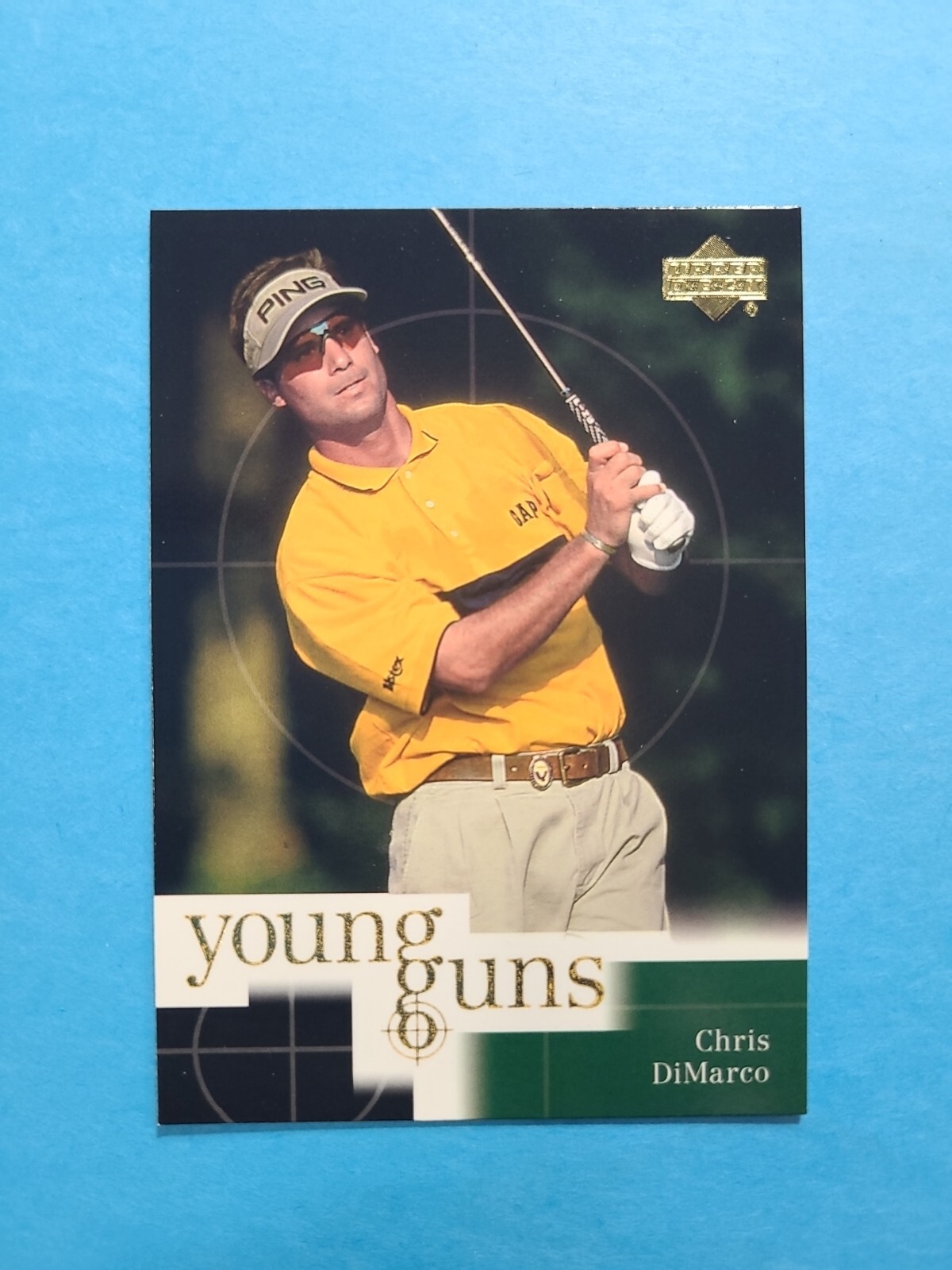 CHRIS DiMARCO 2001 UPPER DECK YOUNG GUNS GOLF CARD # 73 G9130