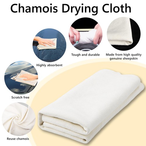 Chamois Cloth for Car Extra Large Car Wash Drying Towels for Window Floors - Picture 6 of 7