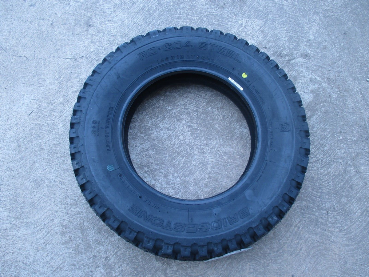 4x Bridgestone 604v Rd-604 145r12 6pr 12 145/80r12 Tires 4x Bridgestone 604v Rd-604 145r12 6pr 12 145/80r12 Tires