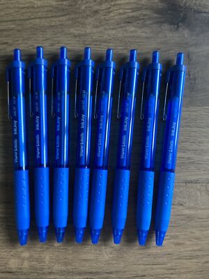 Paper Mate Inkjoy 300RT Druckkugelschreiber, 1,0 mm blaue Tinte (PKT 8 STIFTE).