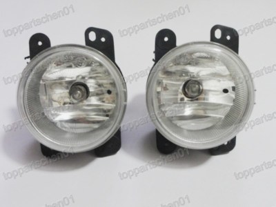 Pair Front Bumper Fog Lights Driving Lamps For Chrysler PT Cruiser 2006-2009