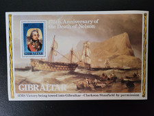 Gibraltar 1980 175 Anniversary of the Death of Nelson - SG 441 mini sheet - MNH