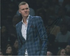 Dallas Mavericks Kristaps Porzingis Autographed Signed 8x10 NBA Photo COA