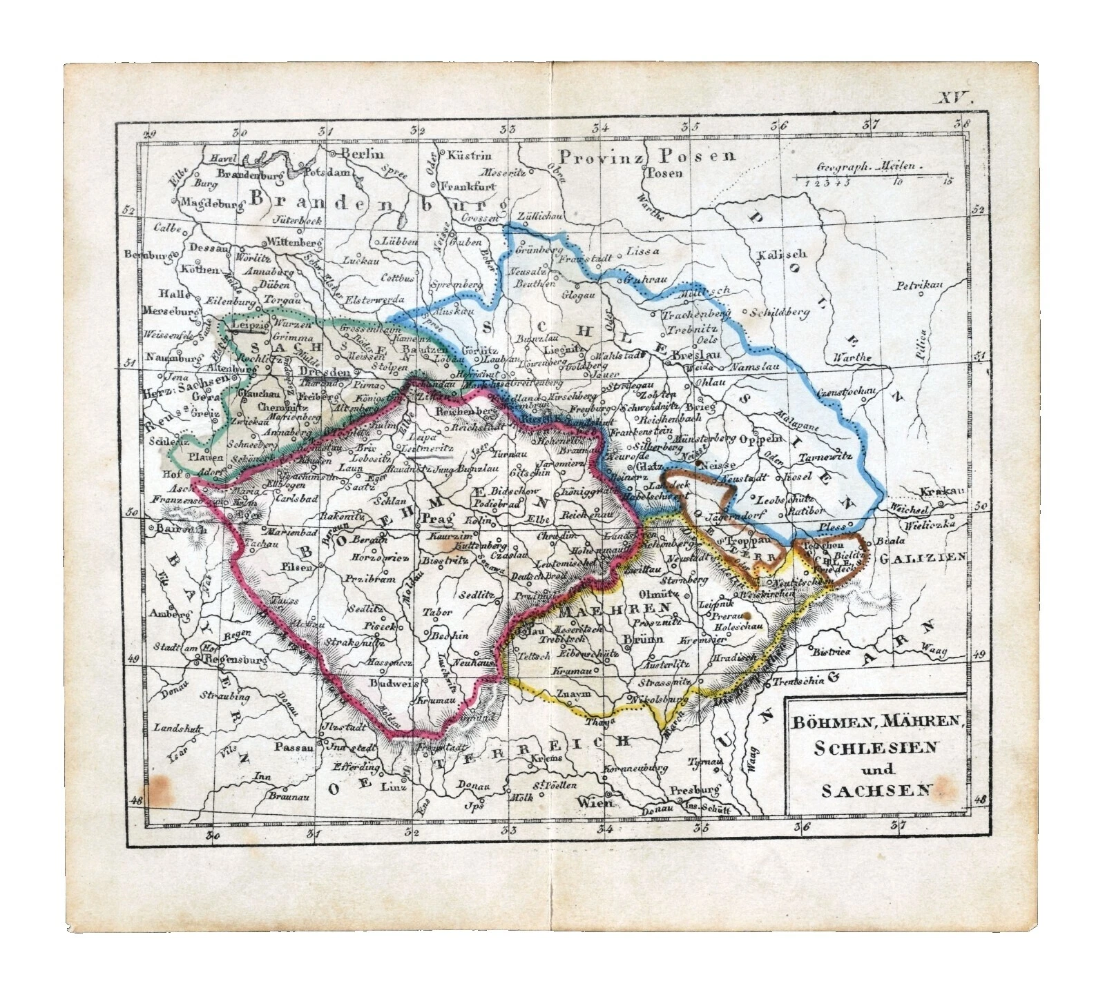 1800-1899 Date Range Antique Europe School Maps