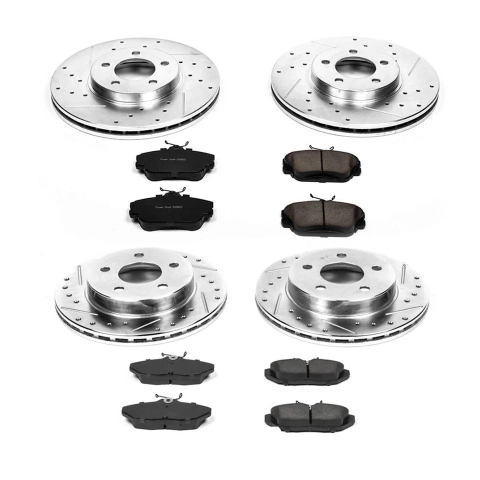 K1319 Powerstop 4-Wheel Set Brake Disc and Pad Kits Front & Rear for Mark VIII - Изображение 3 из 4