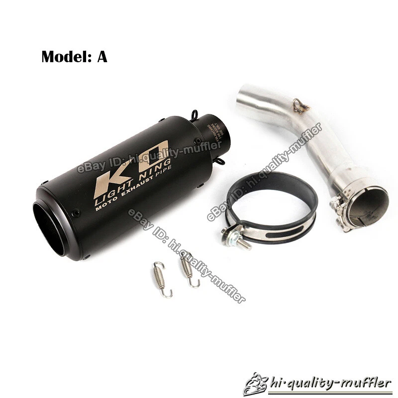 Silenciador escape trasero tubo medio escape deslizable para Yamaha FZ1 2006-2016 Foto 2 de 4