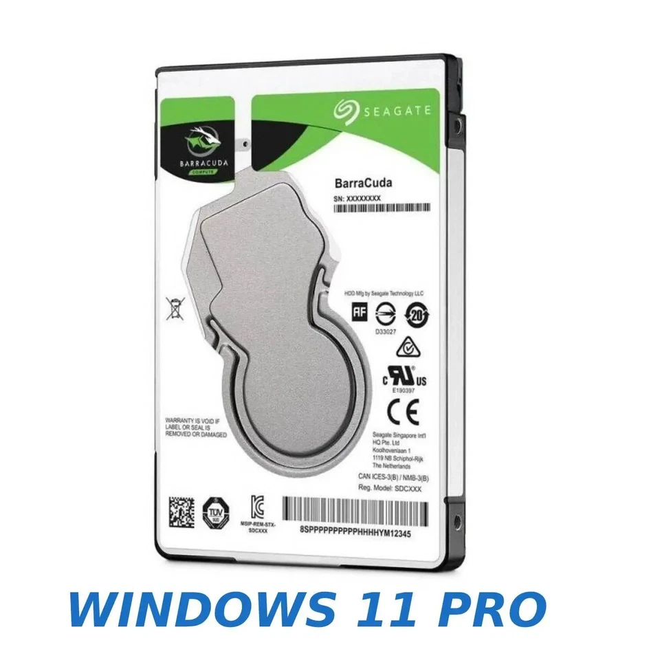 1TB HDD 2.5" SATA Hard Drive for Laptop with Windows 11 Pro Pre-installed - Image 4 of 4
