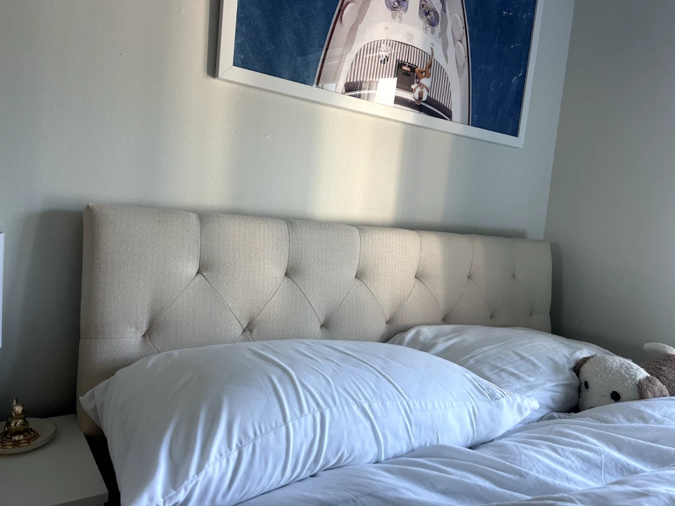 Aijha Upholstered Panel Headboard - Image 2 of 3