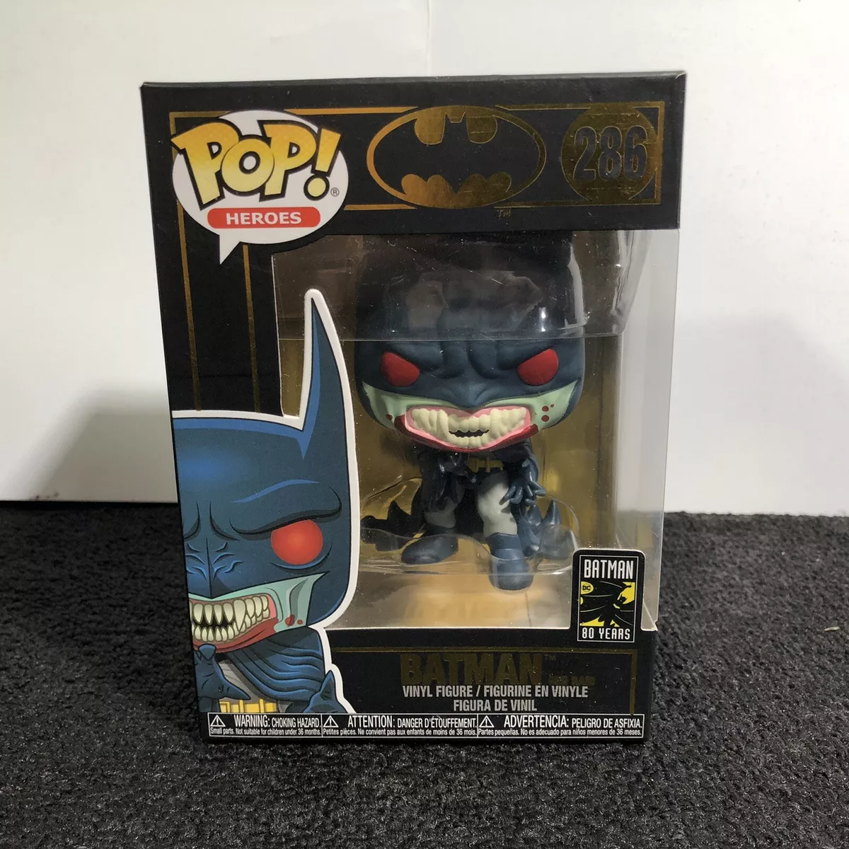 Funko Pop Heroes Batman Red Rain 286 80th Anniversary Vinyl Figure