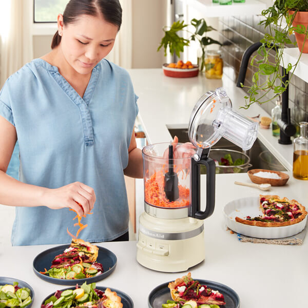 KitchenAid 2.1L Almond Cream Food Processor With FREE Gift eBay