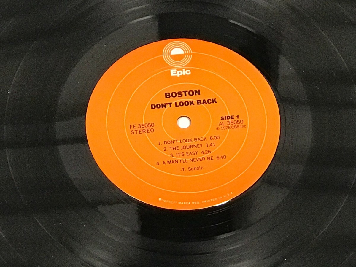 Boston Record Don't Look Back With Ufo | eBay