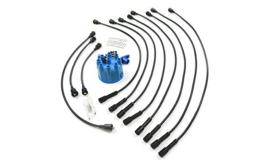 Tapa de distribuidor / Kit de rotor / Kit de cables de bujía - Kit de puesta a punto United Tri-pak Foto 3 de 4