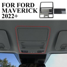 Carbon fiber style roof reading light control panel trim for Ford Maverick 2022+