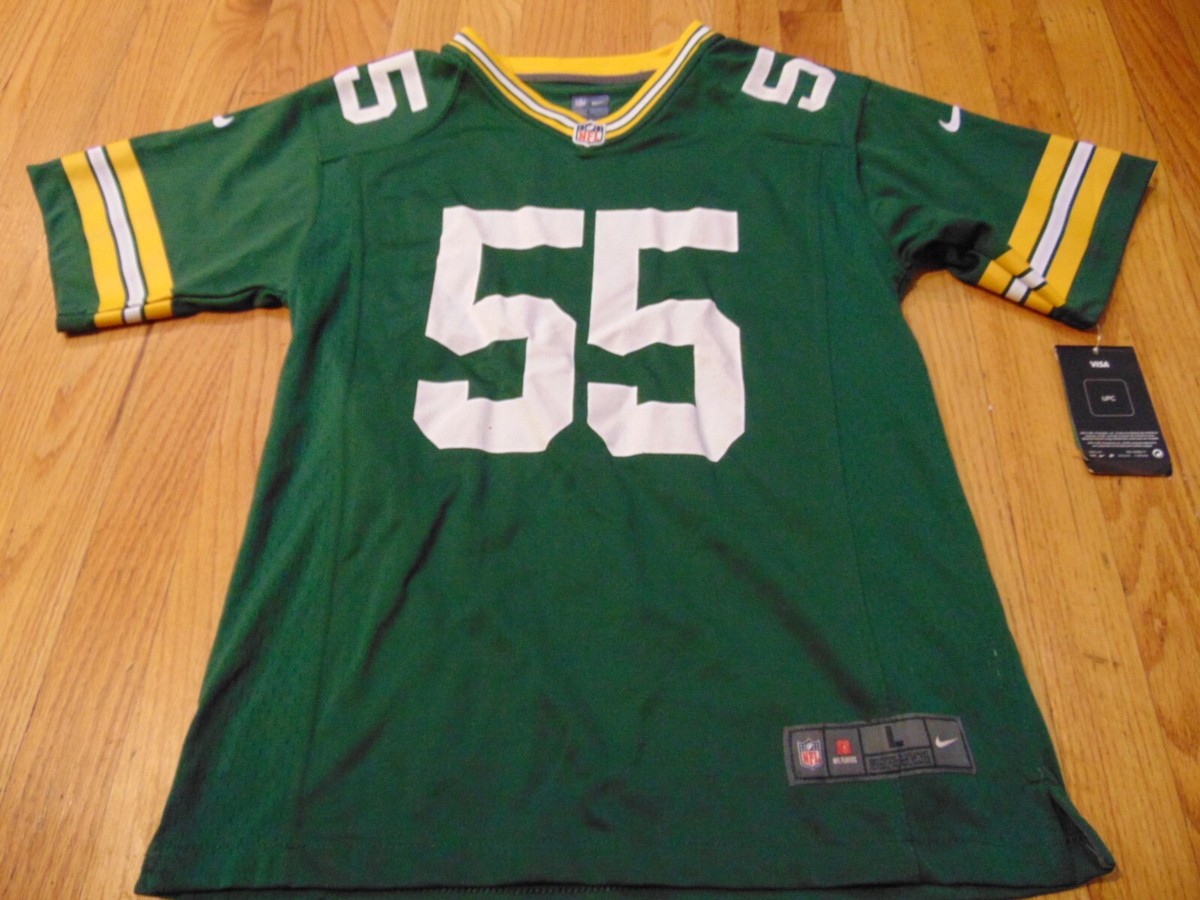 NIKE NFL ON FIELD GREEN BAY PACKERS Za'DARIUS SMITH JERSEY SIZE