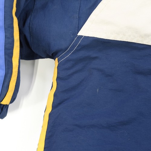 Rare Vintage NIKE Color Block Swoosh Fleece Reversible Jacket 2000s Blue Youth 7 - Picture 9 of 22