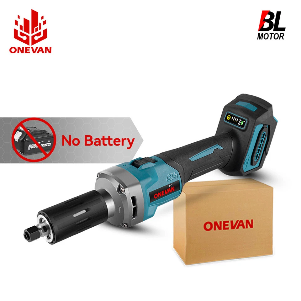 ONEVAN Für Makita 18V Akku Geradschleifer Schleifmaschinen 1/4" Stabschleifer Schleifer