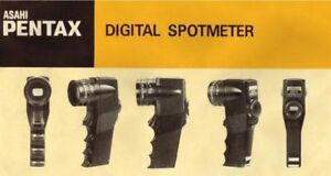 PENTAX DIGITAL SPOTMETER INST. MANUAL FREE SHIPPING | eBay