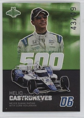 2024 Parkside NTT IndyCar Pacific Green 43/49 Helio Castroneves #20 y7e