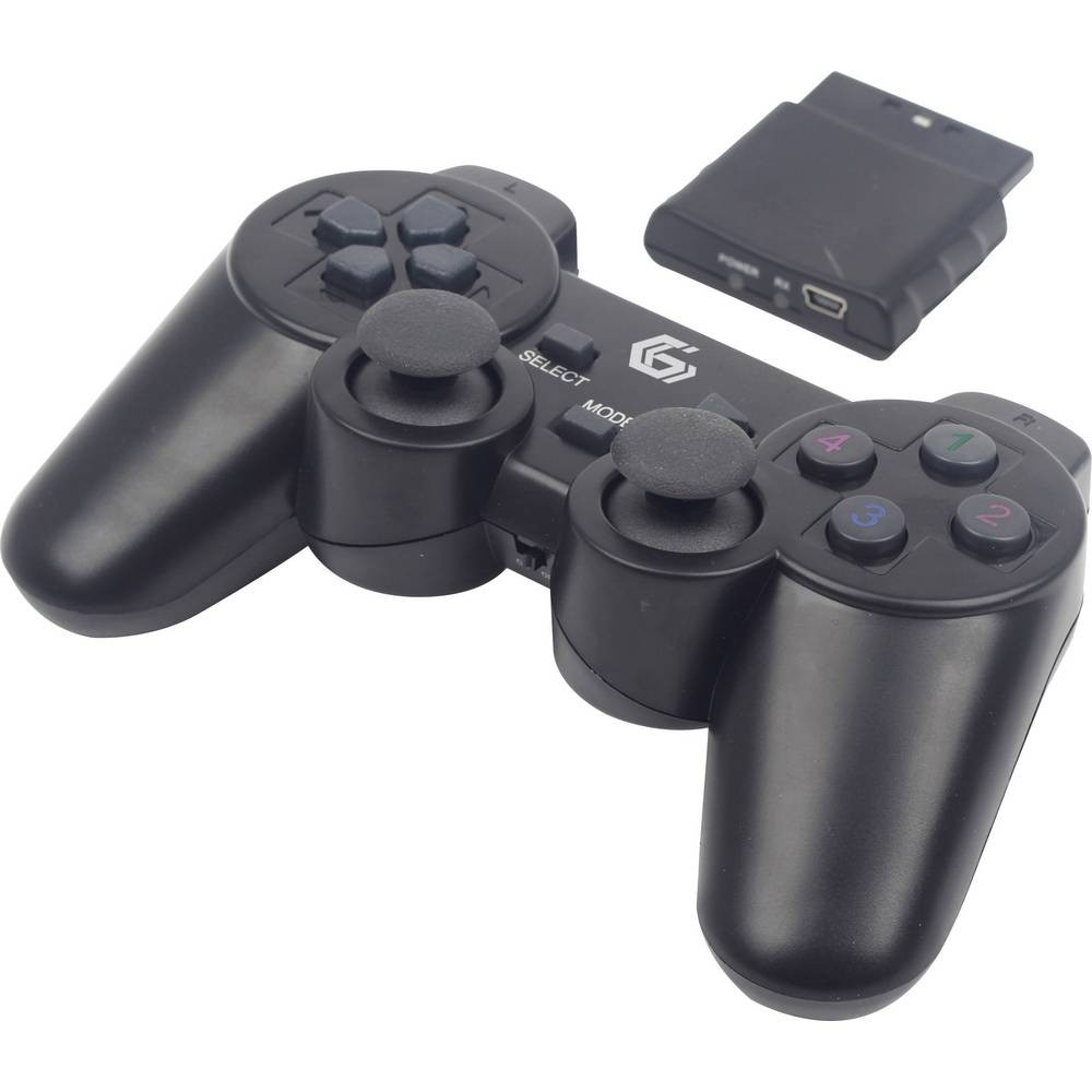 Manette de jeu PC PlayStation 3 manette filaire USB noire Gembird