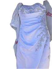 Vintage David Bridal Wedding Dress Size 14 White