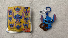 SERIES 8 DISNEY STITCH EATING PRETZELS BAG CLIP EXCLUSIVE B