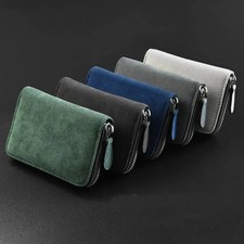 11 Slot Zipper Card Holder Zipper Wallet Anti-Demagnetization Credit Card Case