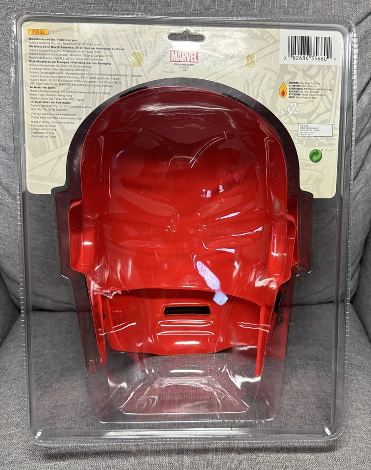 Marvel Comics Classic Iron Man Adult Costume Mask Rubie’s 35660 New Sealed #109 - Image 3 of 4