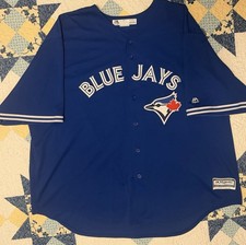 Majestic Vladimir Guerrero Jr. #27 Royal Cool Base Stitched Jersey 4XL