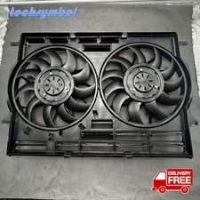 Radiator Cooling Fan Assembly for Audi Q7 Q8 Bentley Bentayga Porsche Cayenne